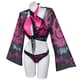thumbnail image 3 of Jinx-Suimsuit de Cosplay gótico Punk para mujeres y niñas, traje de baño Sexy para adultos, sujetador superior, ropa interior, Bikini para fiesta, disfraz de Halloween, 3 of 4