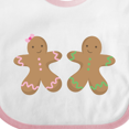 thumbnail image 4 of Inktastic Twin Gingerbread Boy and Girl Co Boys or Girls Baby Bib, 4 of 4