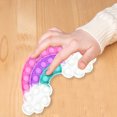 thumbnail image 4 of Rainbow Cloud Push Bubble Sensory Toys Portable Anti-stress Squeeze Toys Ndcxsfigh Nuevos Originales, 4 of 8