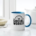 thumbnail image 4 of CafePress - The Man The Myth The Social Worker Mugs - 11 oz Ceramic Mug - Novelty Coffee Tea Cup, 4 of 4