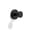Matte Black, variant on Modern Brushed Nickel Robe Hooks Set of 3 – Sleek Wall Mounted Towel Hooks for Bathroom, Bedroom, and Closet, Perfect for Hanging Coats, Hats, Bathrobes & Bags