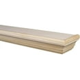 thumbnail image 7 of Mantels Direct Colton 72" Floating Wood Fireplace Mantel Shelf - Unfinished, 7 of 7