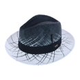 thumbnail image 1 of Bruno Capello Rafi Plaid Straw Fedora, 1 of 4