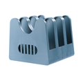 thumbnail image 3 of Blue Plastic Pot Lid Organizer for Cabinet, Space-Saving Lid Holder for Pans and Pots, 13x13cm, 3 of 5