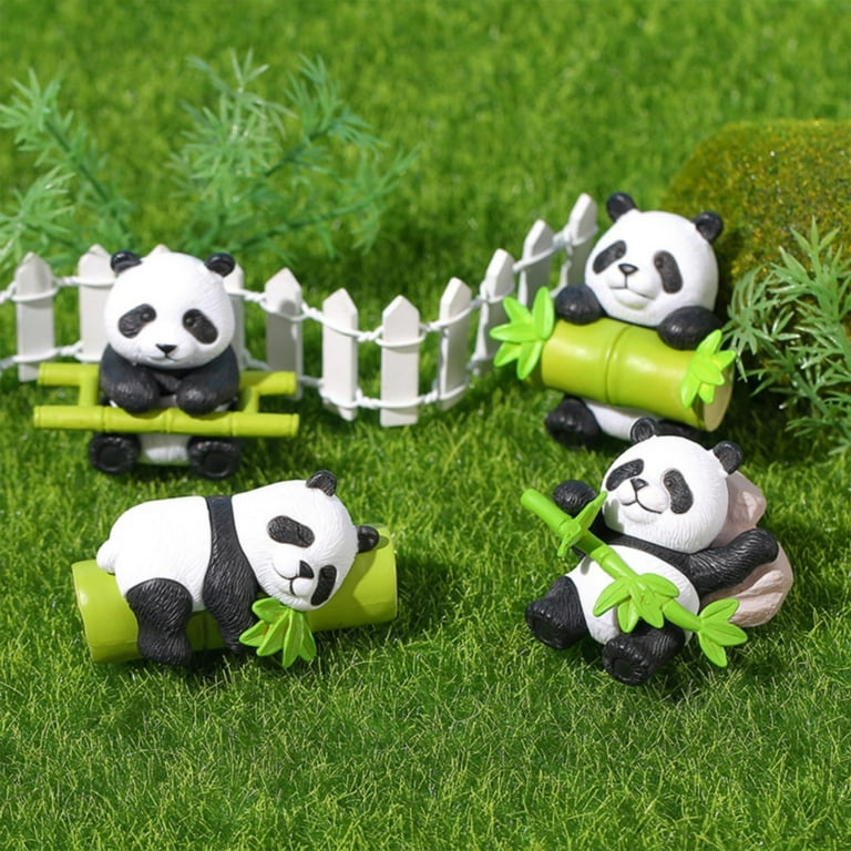 小物 panda ZXNWN Desktop Ornament Clearance 8Pcs Panda Pendant