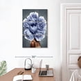 thumbnail image 3 of Elephant Stock Lady Peony Vii Wall Art - Vertical Multi Panel Canvas - Lobby Wall Decor - Floral And Botanical Multi Panel - Gray And White Decor - 20" x 32", 3 of 8
