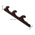thumbnail image 2 of BRIGHTFUFU 1Pair Black Baseball Bat Storage Rack Wall Mount Display Stand with Easy Installation, 2 of 8