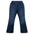 thumbnail image 6 of Sofia Jeans Women's Plus Size Melisa Curvy High-Rise Super Flare Pull-On Jeans, 6 of 7