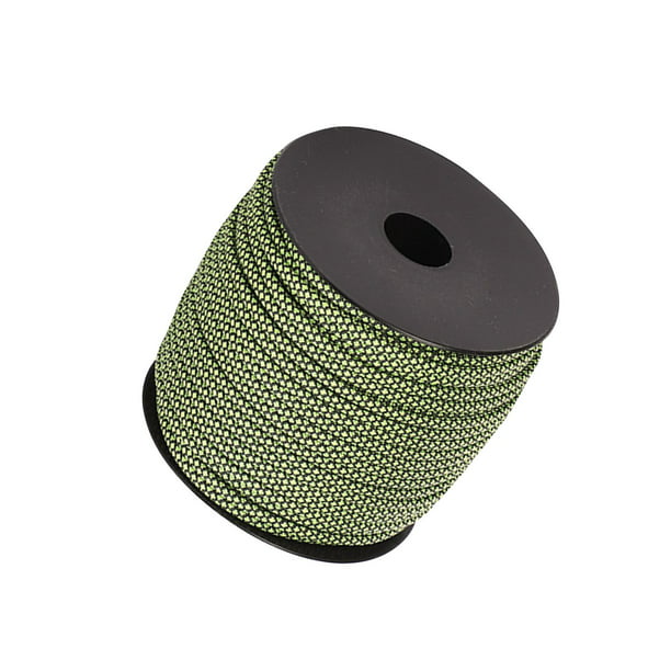 4mm Paracord Camping Rope DIY Parachute Cord Weaving Rope Tent Accessory  Cord Weather Resistant Strong for Survival Outdoor Canopy Bracelet Green 