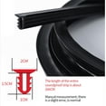 thumbnail image 3 of Furulu 1.6M Rubber Car Dashboard Windshield Edge Gap Filling Sealing Strips Universal, 3 of 5