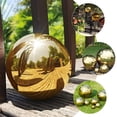 thumbnail image 4 of PAMINGONO 8Pcs Unbreakable Gazing Ball Shiny Stainless Steel Garden Sphere, 4 of 8