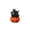 A, variant on Halloween Pumpkin Lantern Electronic Candle Decoration, Flameless LED Tealight Prop with Warm Flickering Glow for Tabletop Mantel Shelf Party Scene Setting Fall Accent Ornament for Safe Home Styling