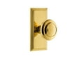 thumbnail image 2 of Grandeur Carcir_Psg_234 Carre Solid Brass Rose Passage Door Knob Set - Brass, 2 of 7