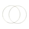 thumbnail image 3 of HILABEE 2 Pieces Metal Floral Hoops Iron Rings for DIY Wedding Wreath Macrame Crafts 40 cm, 3 of 9