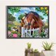 thumbnail image 4 of Pintura de diamante 5D DIY Kit de caballo de taladro redondo completo decoración del hogar arte artesanal, 4 of 9