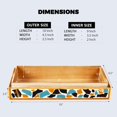 thumbnail image 2 of vfytbgnhj Handmade Medley Jester Collection Decorative Jewelry Box Organizer \u2013 Keepsakes  Trinkets  and Home Decor \u2013 Antique Coffee Table Storage  Memory Box  Farmhouse Style De, 2 of 7