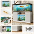 thumbnail image 6 of ANPOO Fluted 75-120 Gallon Fish Tank Stand with Power Outlet, 59.1" Aquarium Stand with 2 Drawers and 2 Storage Door, Heavy Duty Tank Stand for 2 Fish Tank & Reptile Terrarium, 1000lbs Capacity, 6 of 9