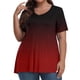 thumbnail image 2 of Camiseta de Manga Corta de Cuello en V Sólido Casual, Camisetas de Manga Corta para las Mujeres, 2 of 7