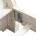 thumbnail image 3 of Abbey Road White King Sleigh Bed, 3 of 7
