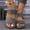 Gray, variant on ATENAR Womens Sandals Beach Fashion Women Sandals Solid Color Womens Shoes Green 5.5