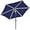 Navy Blue, variant on REKHH 9FT Solar Lighted Patio Umbrella Large Outdoor Umbrella with Strip Lights & Hub Light, LED Table Market Sunshade with Crank and Tilt for Courtyard Deck Beach Pool, Red