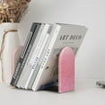 thumbnail image 4 of Pofeuu Sparkly Glitter Print Large Bookend Hold Heavy Books- Wood Bookends for Heavy Books Heavy Duty Book Ends Wood Bookends for Office Desk Non-Skid, 4 of 7