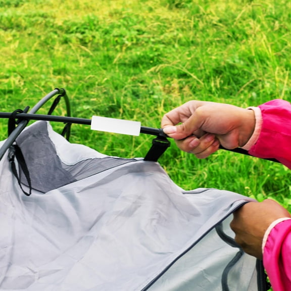 Raindrops 2pcs Picnic Tent Pole Connectors Sturdy Plastic Connecting Parts For Secure Connection Essential Tent Rod Direct Adapter