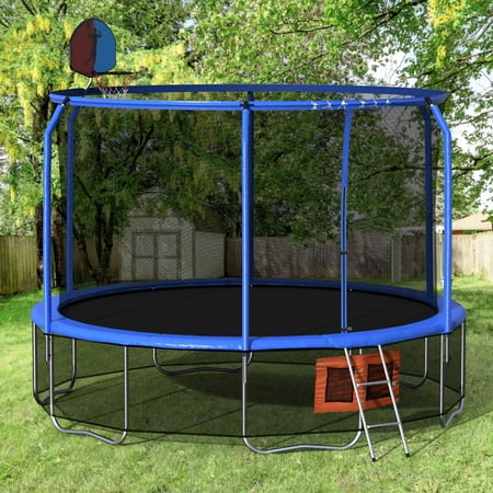 Trampoline With Enclosure On Clearance New Upgraded 12 Feet Kids