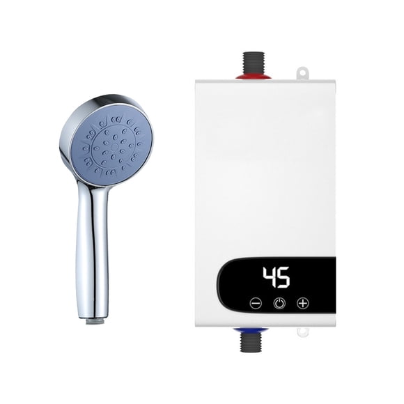 EGNMCR 3500w Small Frequency Conversion Constant Temperature Small Kitchen Treasure Bath & Shower Artifact, Fast Instant Heating Electric Water Heater For Household Water heater