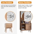 thumbnail image 4 of Anclajes para muebles Ougourim, paquete de 10 correas de seguridad antivuelco, 4 of 8