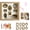 1set-wood, variant on DIY Museum Silhouette Box, 2026 Upgrade Shadow Box Frame Display Case with Miniature Museum & Figurines, Personalized Gift for Valentine's Day Anniversary Birthday & Home Decor