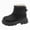 A65-Black, variant on Children Lace Ankle Boots Little Girls Soft Soled Boots Winter Casual Shoes