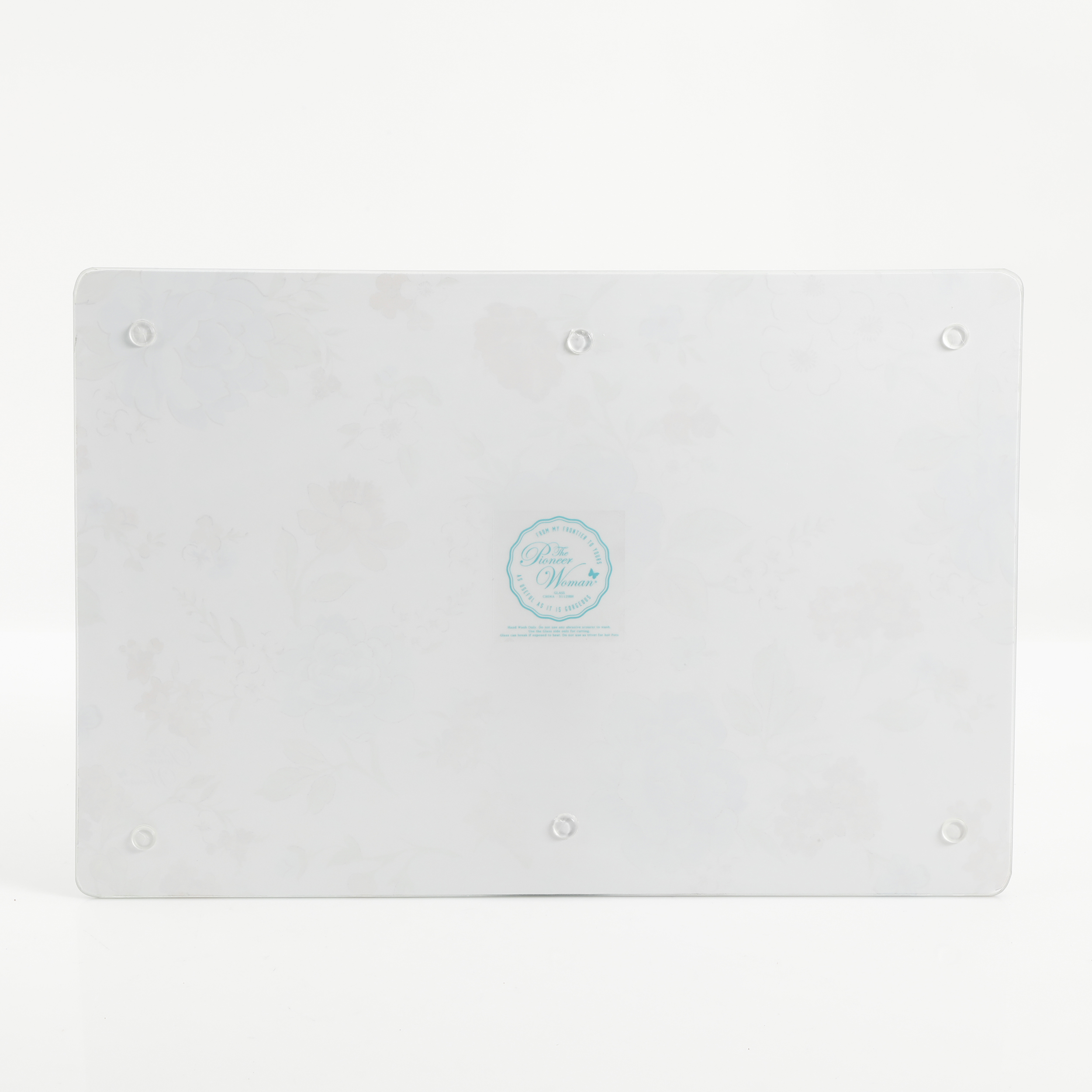 The Pioneer Woman Classic Charm 12" x 18" Glass Cutting Board