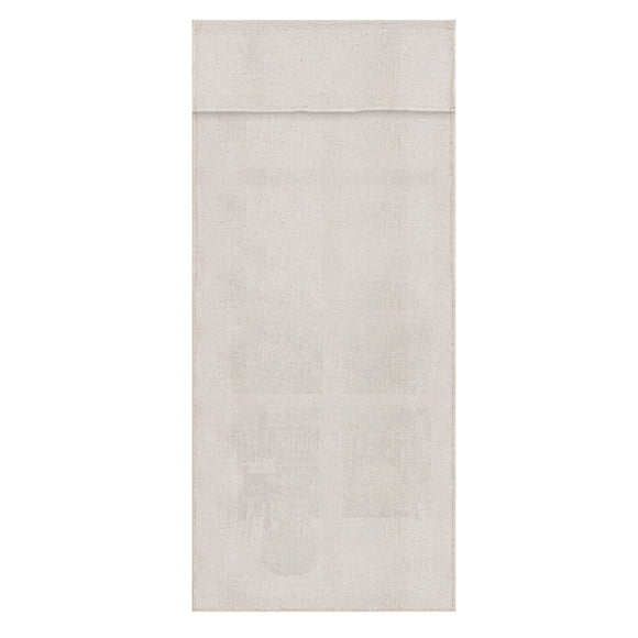 Pebbuoy Blackout Door Window Curtain with Fastener Tape Light Filtering Non-Fading Machine Washable Front Door Curtain Decoration