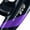 Black/purple, variant on Atomic Aquatics SV2 Premium Semi-Dry Snorkel  Clear/pink