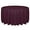 Burgundy, variant on Ultimate Textile (3 Pack) Faux Burlap - Havana 108-Inch Round Tablecloth - Basket Weave, Ivory Cream