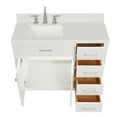 thumbnail image 7 of Ariel H042SLCQRVOGRY Bristol 42" Free Standing Single Basin Vanity Set - Grey, 7 of 7
