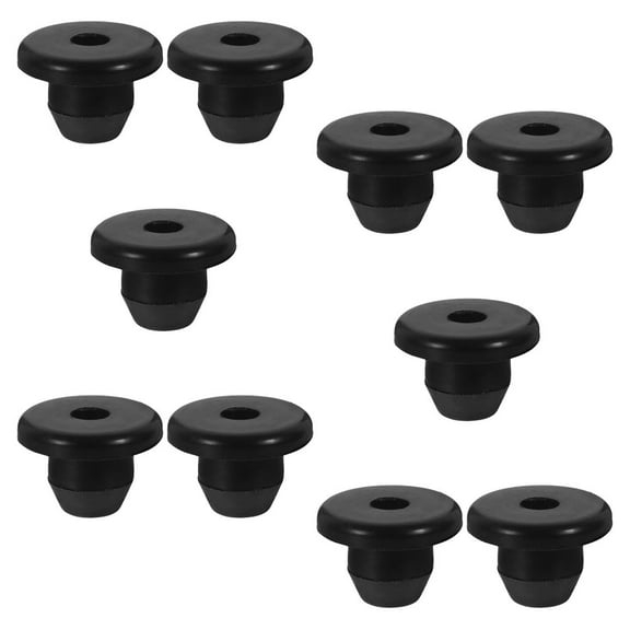 SOPOTUTU 10Pcs Black Rubber Oil Reservoir Filler Plugs for Universal Floor and Hydraulic Jacks