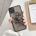 thumbnail image 1 of Funda de teléfono de dragón negro para iPhone 11 7 8 Plus X XR XS 12 13 14 Pro MAX Plus SE 2020, Funda trasera dura de Animal a la moda Tan Jianjun unisex, 1 of 2