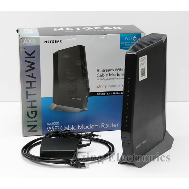 Owned NETGEAR Nighthawk CAX80 AX6000 8Stream WiFi 6 Cable Modem