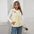thumbnail image 3 of WQD Womens Sherpa Fleece Vest Lightweight Sleeveless Zip Up Jacket with Pockets Cozy Fuzzy Outerwear for Fall Winter Layering, 3 of 7