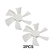 thumbnail image 2 of Sidaley 2 uds de plástico de 6 pulgadas de repuesto, aspas de ventilador de ventilación blancas, aspas de ventilación de repuesto Accesorios para vehículos recreativos, 2 of 6