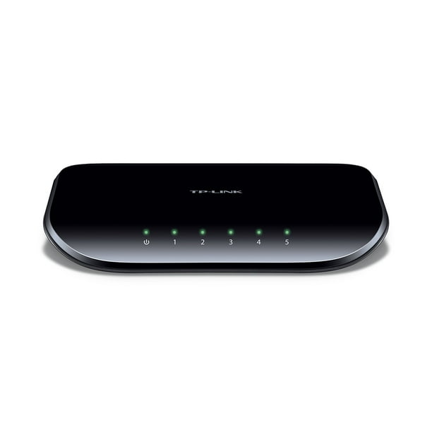 Tp Link 5 Port Tl Sg1005d 5 Port Gigabit Desktop Switch Switch 5 X 10 100 1000 Desktop Walmart Com Walmart Com
