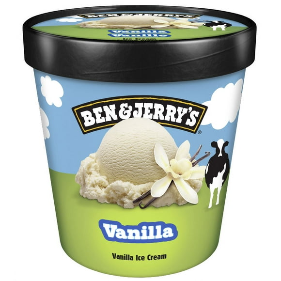 Crème Glacée Ben & Jerry's  vanille sans OGM 473 mL