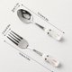 thumbnail image 4 of Set Of 2 Fork And Spoon, Stainless Steel Tableware, 4 of 5