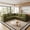 Green, variant on Harmie Green 5-Seat V-Shaped Sectional Sofa, Fabric Upholstery and Foam