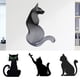 thumbnail image 4 of Cateissary Adornos de silueta de gato estaca de escultura de hierro negro decorativo jardín fiesta en casa diseño de vacaciones accesorios Decoración del hogar, 4 of 6