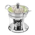 thumbnail image 3 of 2Pcs Outdoor Camping Cookware Set Alcohol Stove Cooking Pot Set Stainless Steel, 3 of 12