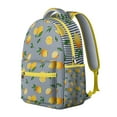 thumbnail image 5 of Fresh Lemon Students Backpack Cute Yellow Fruit School Bag with Floral I Love Lemons Pattern, Lightweight and Adjustable Strap, 5 of 5