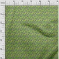 thumbnail image 2 of oneOone Cotton Jersey Green Fabric Batik Sewing Craft Projects Fabric Prints By Yard 58 Inch Wide, 2 of 4